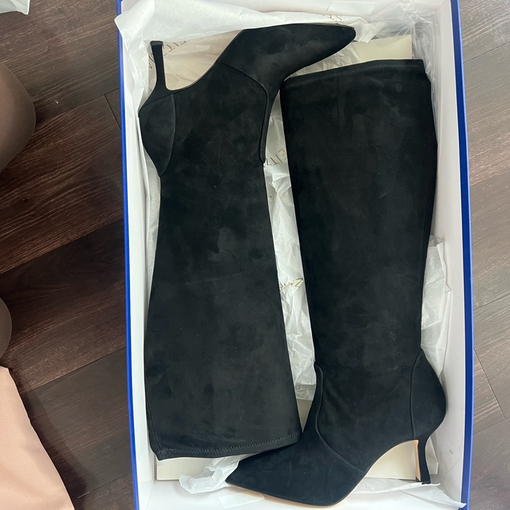 Stuart Weitzman Black Over the Knee Boots